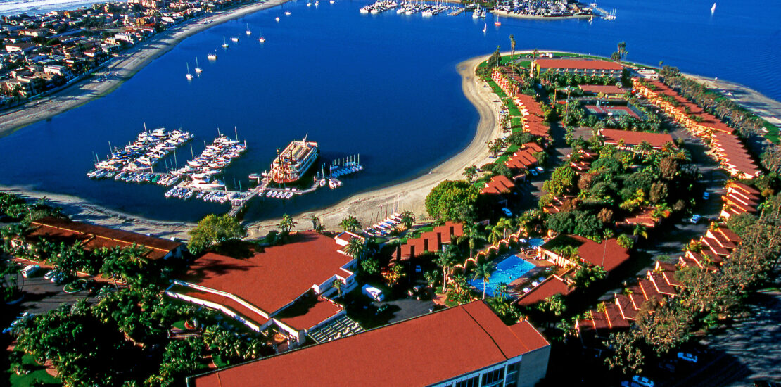 Aerial view of Bahia Resort Hotel