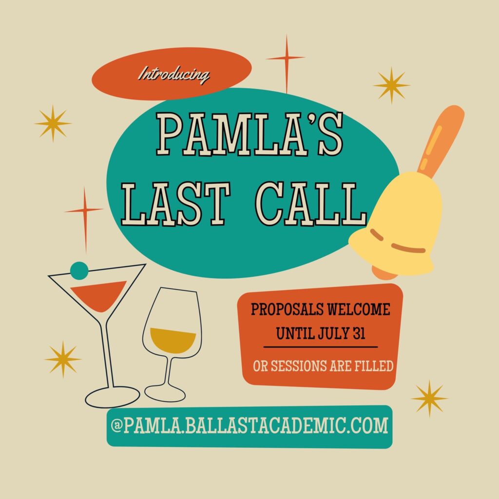 PAMLA's Last Call for 2021 Submissions