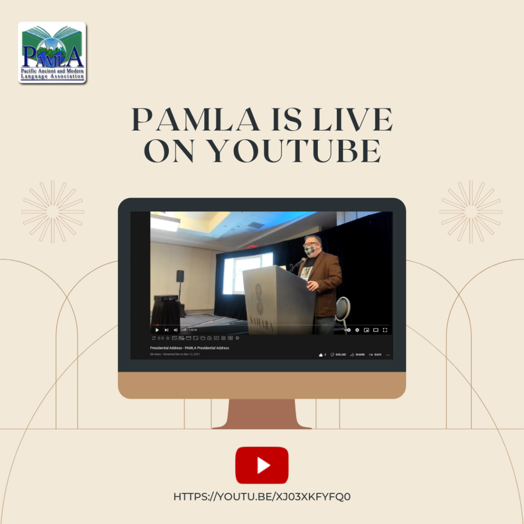 PAMLA is on YouTube!