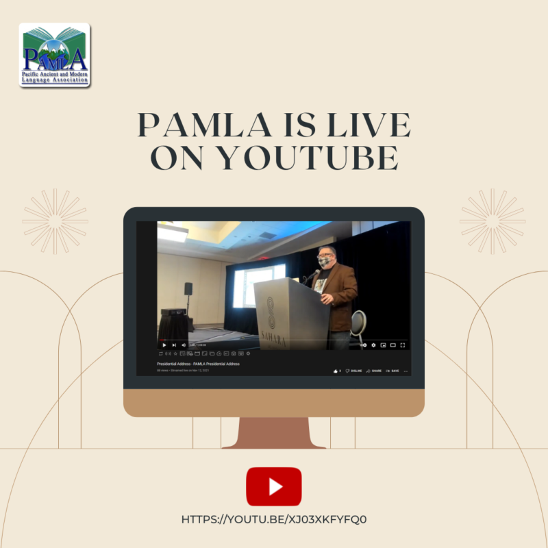 PAMLA LIVE ON YOUTUBE