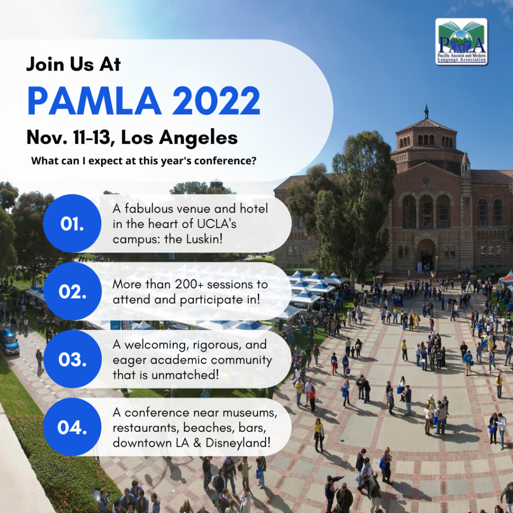 PAMLA 2022: The Perfect Conference Holiday