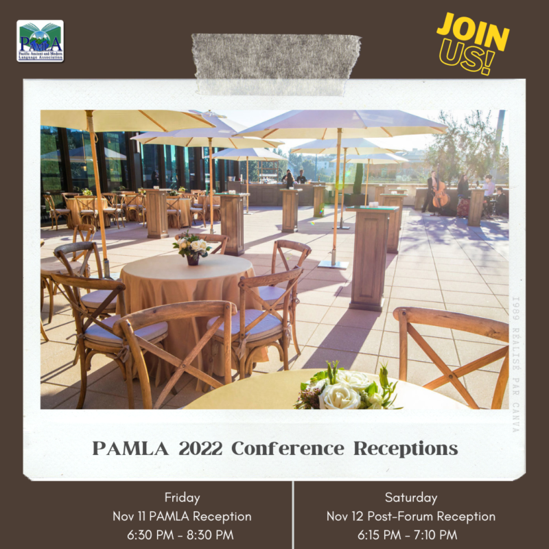 PAMLA 2022 Conference Reception