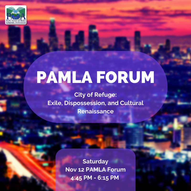 PAMLA 2022 FORUM