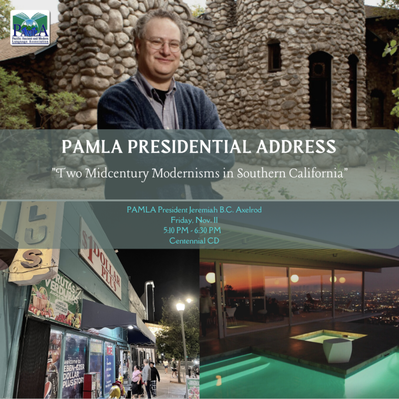 PAMLA 2022 Presidential Address