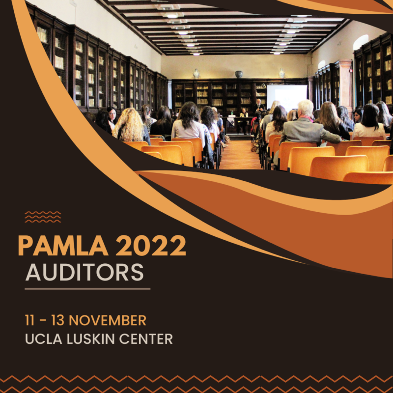 PAMLA 2022 auditors
