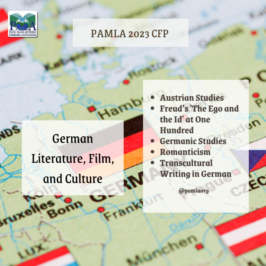 PAMLA 2023 CFP: German Literature, Film, and Culture