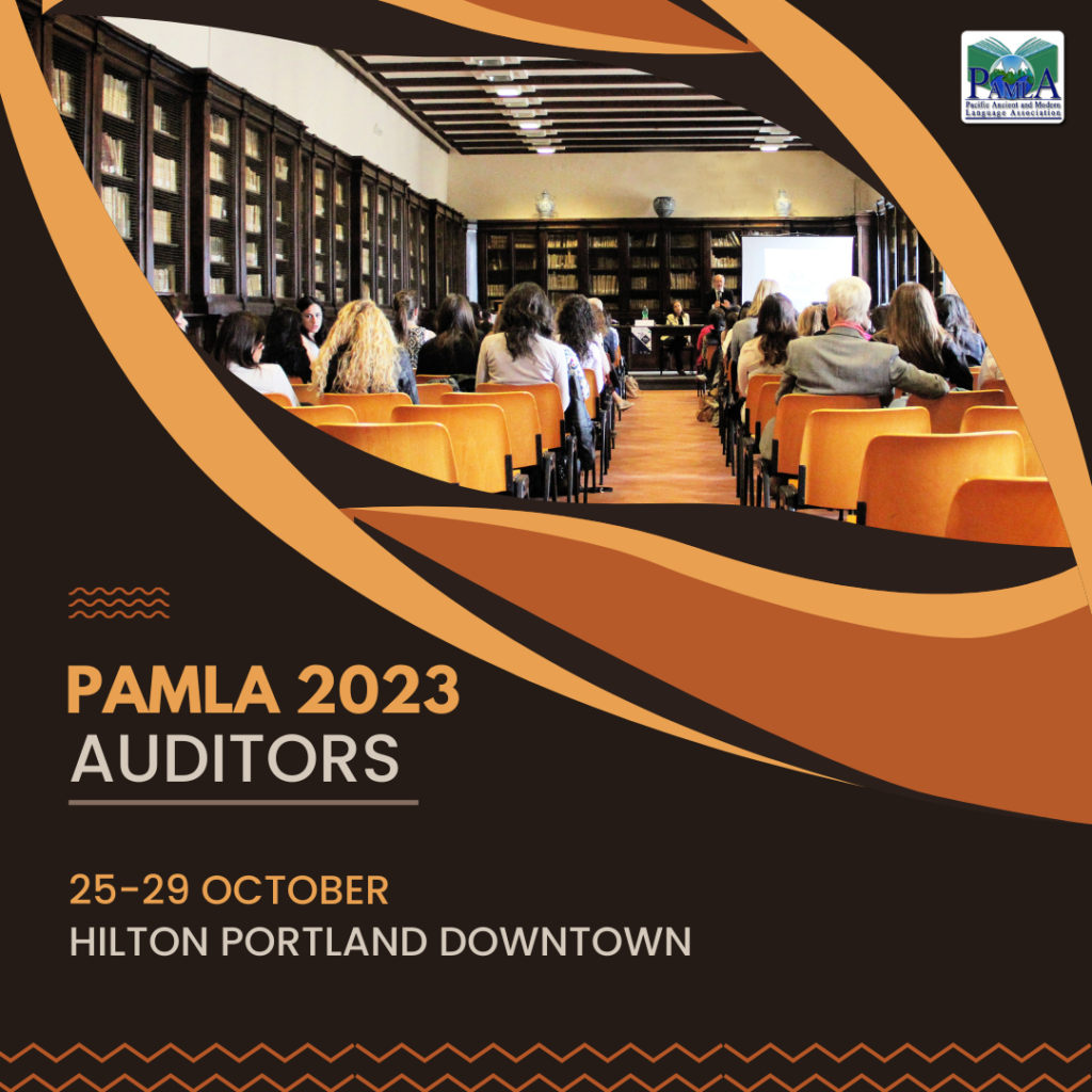 PAMLA 2023: Auditors Welcome!