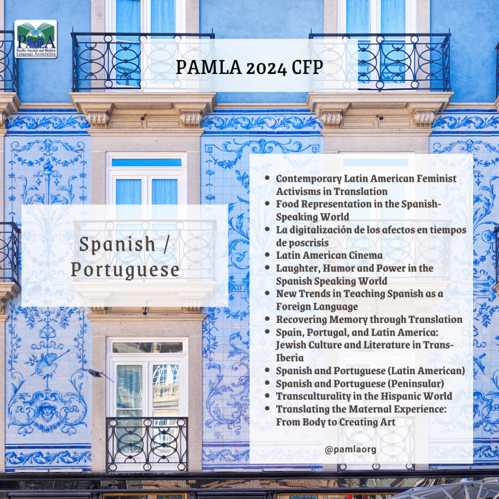PAMLA 2024 CFP: Spanish / Portuguese
