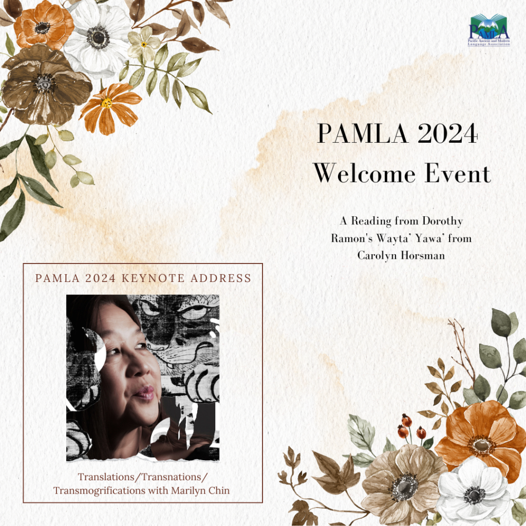 PAMLA 2024 Welcome Event & Keynote Address