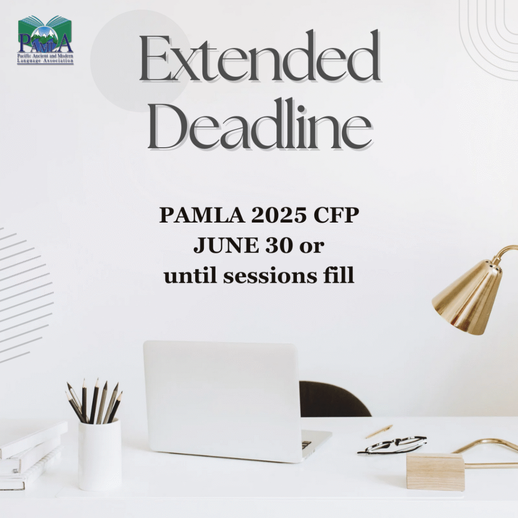 PAMLA 2025 Extended Deadline CFP