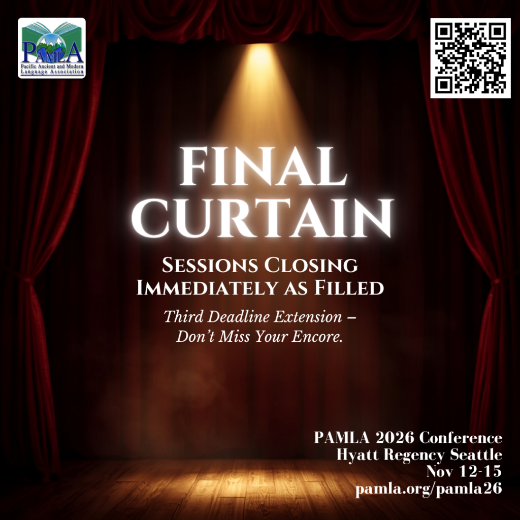 PAMLA 2026: Final Curtain (Sessions Close as Filled)